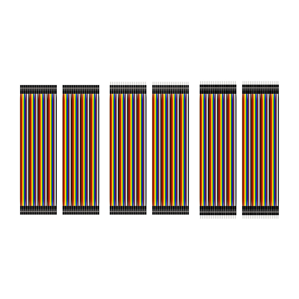 120pcs 20cm Dupont Jumper Wires for Arduino & Raspberry Pi — Single; 1 complete units shown