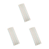 830 Point Solderless Breadboard for Arduino, Raspberry Pi & ESP32 — 3-Pack; 3 complete units shown