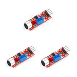 KY-037 Sound Sensor Module for Arduino & ESP32 — 3-Pack; 3 complete units shown