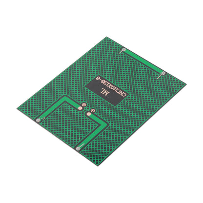 Back side of 110x136mm 6V 2W solar panel showing circuit traces and connection points