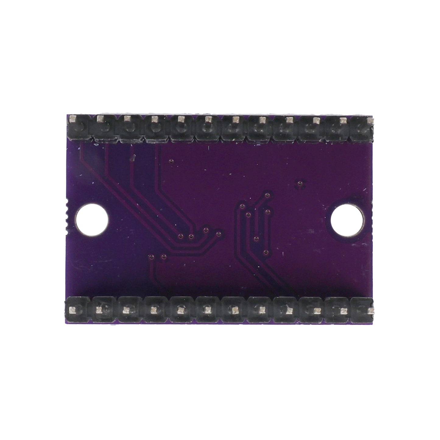 Top view of TCA9548A 1-to-8 I2C multiplexer module showing pin headers and circuit traces
