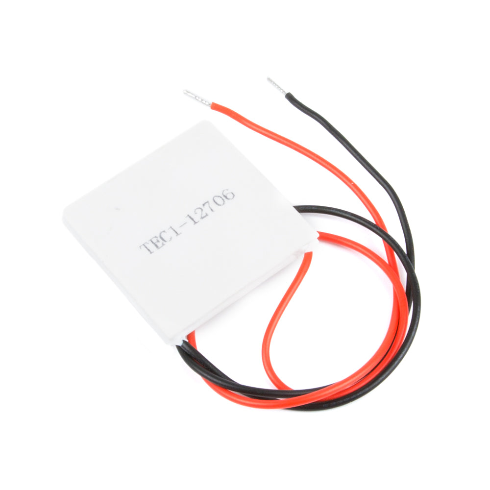 TEC1-12706 thermoelectric peltier cooler plate with red and black wires for 12V power