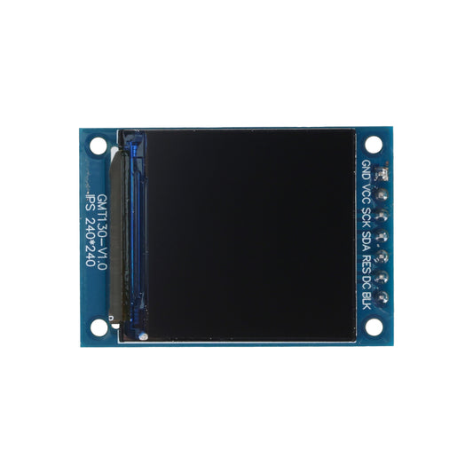 1.3 inch 240x240 IPS TFT LCD display module with ST7789 driver and 7-pin interface