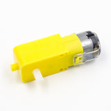 TT Gear Motor 3-6V 1:48 ratio 125RPM yellow plastic casing with metal motor for robot car