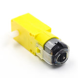 TT Gear Motor 3-6V 1:48 ratio 125RPM yellow plastic casing with metal motor for robot car