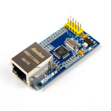 W5500 SPI Ethernet network module with RJ45 port and pin headers for Arduino and ESP32 projects