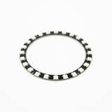 WS2812 24-bit RGB LED ring 90mm diameter with 24 LEDs on black PCB for Arduino and ESP32 projects