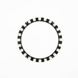 WS2812 24-bit RGB LED ring with 24 LEDs on black PCB for Arduino Raspberry Pi ESP32