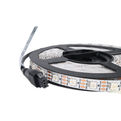 Rolled 5 meter WS2812B non-waterproof LED strip with 60 LEDs per meter and 5V connector
