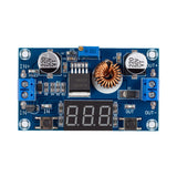 XL4015 adjustable DC-DC step-down module with digital voltmeter display and input output terminals