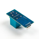 ZMPT101B AC single-phase voltage sensor module showing the back side with pins and circuit traces
