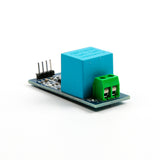 ZMPT101B AC single-phase voltage sensor module with blue transformer and green terminal block for Arduino and ESP32